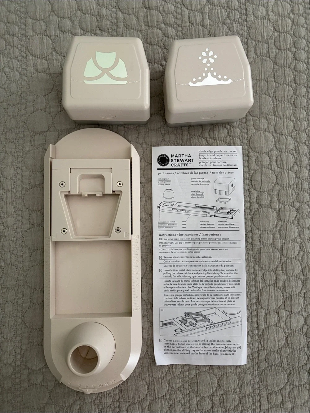 Martha Stewart Circle Edge Punch for a scrapbooking/card making/doily maker